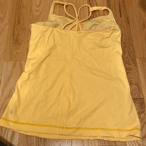 yellow tank top from lululemon